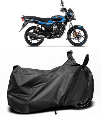 MADAFIYA Two Wheeler Cover for Bajaj(Platina, Black)