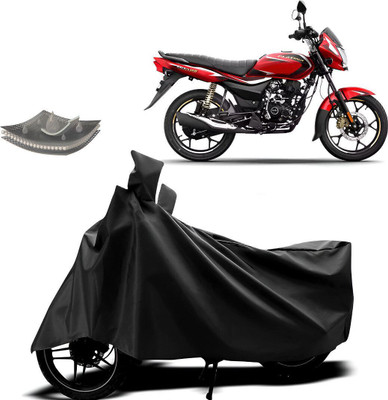 DeepShakshi AUTOMOTIVE Waterproof Two Wheeler Cover for Bajaj(Platina 125, Black)