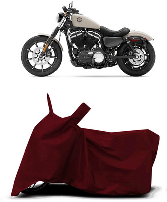 VESMEI Two Wheeler Cover for Harley Davidson(Iron 883, Red)