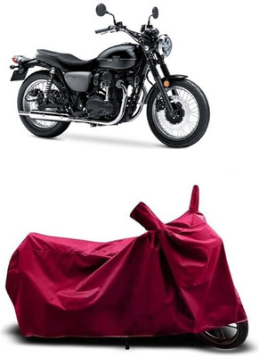Coxtor Waterproof Two Wheeler Cover for Kawasaki(W800, Maroon)
