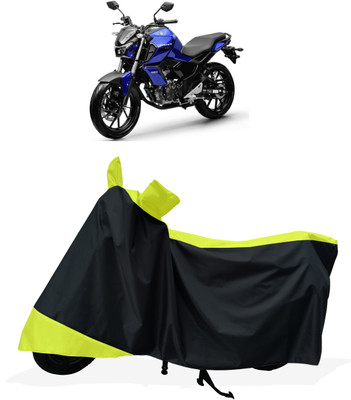 Tricway Two Wheeler Cover for Yamaha(FZ FI BS6, Yellow)