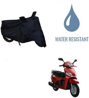 DeepShakshi AUTOMOTIVE Waterproof Two Wheeler Cover for Mahindra(Gusto, Black)
