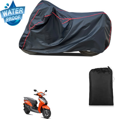 PAGORA Waterproof Two Wheeler Cover for Ampere(Black)