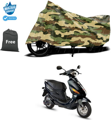CODOKI Waterproof Two Wheeler Cover for Hero(Electric Cruz BS6, Yellow)