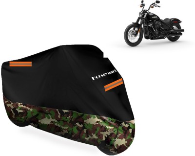 Horseyaart Waterproof Two Wheeler Cover for Harley Davidson(Street Bob, Multicolor)