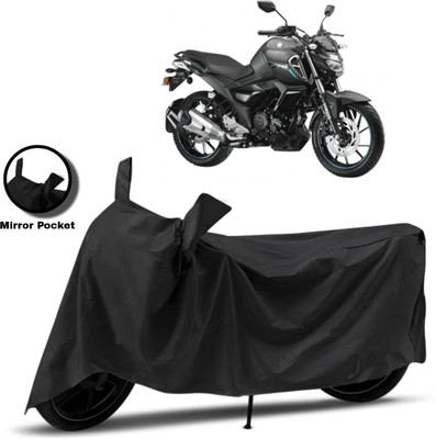 WMIZEXA Waterproof Two Wheeler Cover for Yamaha(FZ-FI, Black)