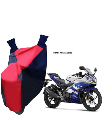 prapt accessories Waterproof Two Wheeler Cover for Yamaha(R15 s, Black, Silver, Blue, Red, Grey)