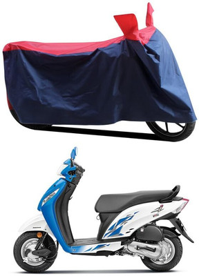 AASHTIK MART Two Wheeler Cover for Honda(Activa i, Red, Blue)