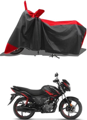 Mdstar Waterproof Two Wheeler Cover for Hero(Glamour i3s, Black)