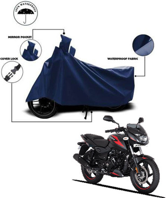 Matt Moon Two Wheeler Cover for Bajaj(Pulsar 180F BS6, Blue)