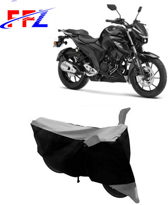 FFZ Waterproof Two Wheeler Cover for Yamaha(FZ25, Black, Grey)
