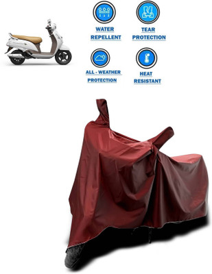 AASHTIK MART Two Wheeler Cover for Suzuki(Access 125, Maroon)