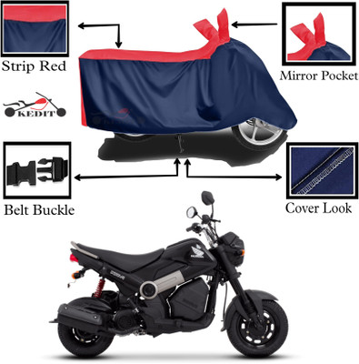 KEDIT Two Wheeler Cover for Universal For Bike(Navi, Red, Blue)