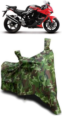 ATBROTHERS Waterproof Two Wheeler Cover for Hyosung(Comet, Multicolor, Green)