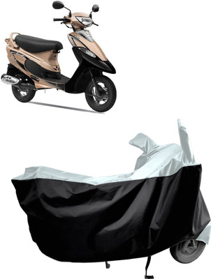 Amexride Two Wheeler Cover for TVS(Pep Plus BS6, Multicolor)