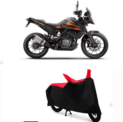 Autohug Waterproof Two Wheeler Cover for KTM(250 Duke, Black, Red)