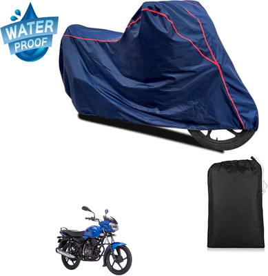PAGORA Waterproof Two Wheeler Cover for Bajaj(Discover 100 DTS-i, Blue)