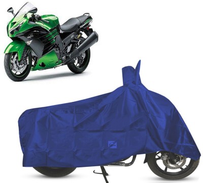 EGAL Waterproof Two Wheeler Cover for Kawasaki(Ninja ZX-14R, Blue)