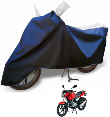 Euro Care Waterproof Two Wheeler Cover for Bajaj(Pulsar 135 LS DTS-i, Silver)