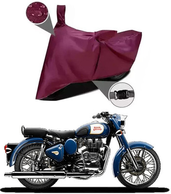 KEDIT Two Wheeler Cover for Royal Enfield(Bullet 350, Maroon)