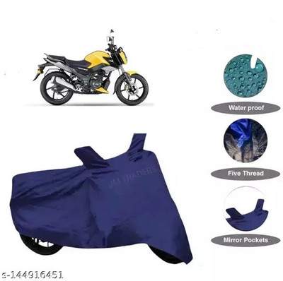 Mdstar Waterproof Two Wheeler Cover for TVS(Raider, Blue)