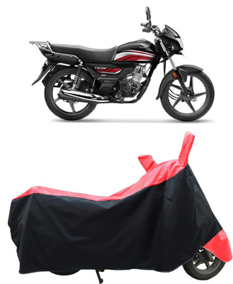 Coxtor Two Wheeler Cover for Hero(CD 110 Dream, Red)