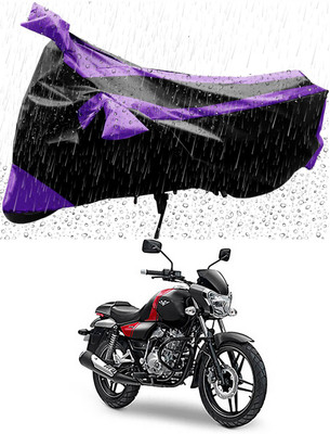 Mdstar Waterproof Two Wheeler Cover for Bajaj(V15, Purple, Black)