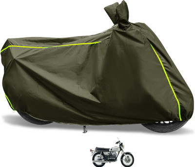 Euro Care Waterproof Two Wheeler Cover for Yamaha(RD 350, Green)