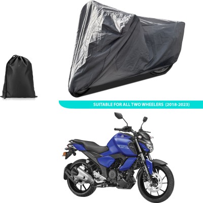 PAGORA Two Wheeler Cover for Yamaha(FZ-S Fi Version 3.0, Grey)