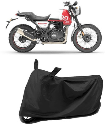 KEDIT Two Wheeler Cover for Royal Enfield(Scrambler, Black)