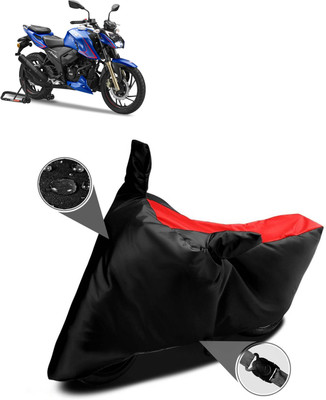 CODOKI Waterproof Two Wheeler Cover for TVS(Apache RTR 200 4V, Red)