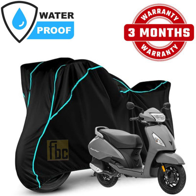 FBC Waterproof Two Wheeler Cover for TVS(Jupiter, Black)