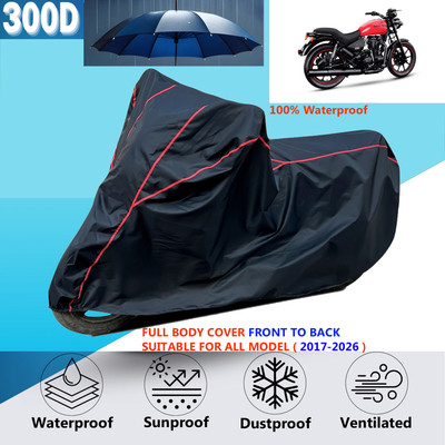 OliverX Waterproof Two Wheeler Cover for Royal Enfield(Thunderbird 350, Black)
