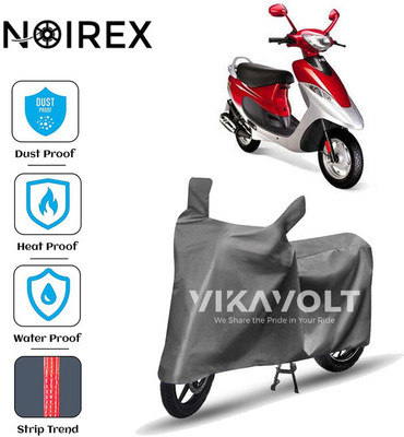 NOIREX Two Wheeler Cover for TVS(Scooty Pep+, Grey)