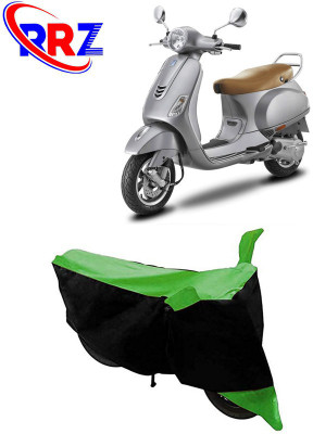 RRZ Waterproof Two Wheeler Cover for Vespa(Vespa VXL, Black, Green)