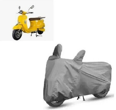 Tritika Waterproof Two Wheeler Cover for Evolet(Polo BS6, Grey)