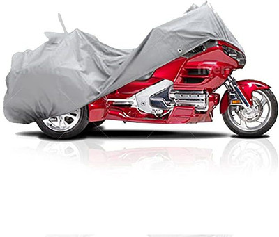 prapt accessories Waterproof Two Wheeler Cover for Honda(Gold Wing, Black, Silver, Red, Blue)