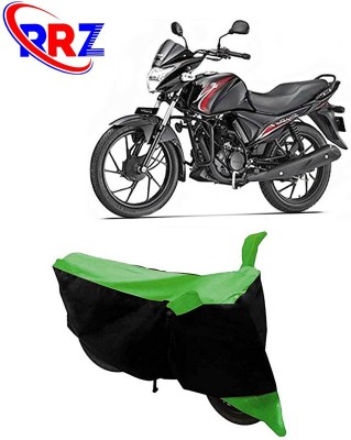 RRZ Waterproof Two Wheeler Cover for Suzuki(Sling, Black, Green)