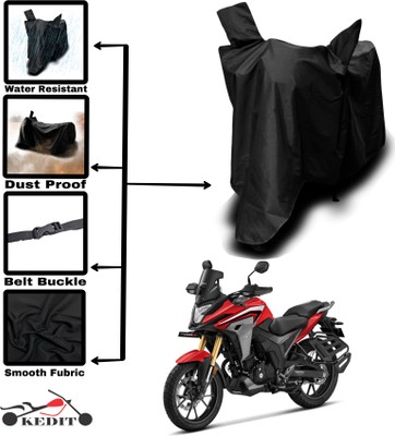 KEDIT Two Wheeler Cover for Honda(CB500F, Black)