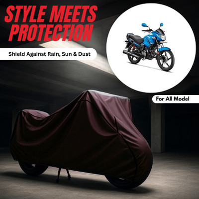 V VINTON Two Wheeler Cover for Hero(Glamour, Grey)