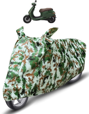 Auto Hub Waterproof Two Wheeler Cover for Ola(Green)