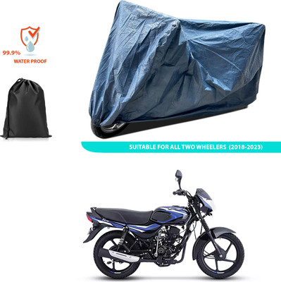 PAGORA Waterproof Two Wheeler Cover for Bajaj(CT110, Blue)
