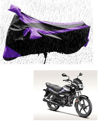 MISSION COLLECTION Waterproof Two Wheeler Cover for Hero(Super Splendor, Purple)