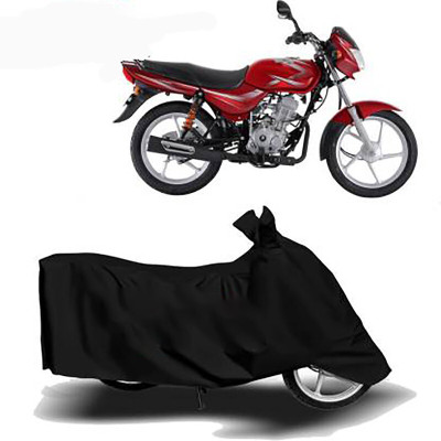 MMSSTAR Waterproof Two Wheeler Cover for Bajaj(Platina 110, Black)