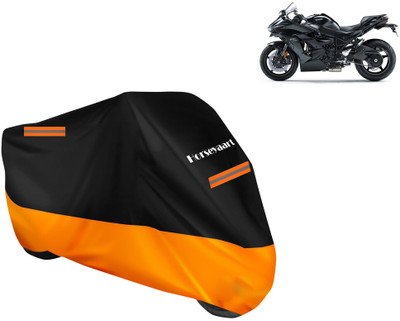 Horseyaart Waterproof Two Wheeler Cover for Kawasaki(Ninja H2, Orange)