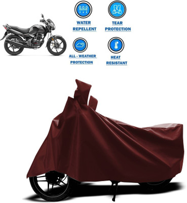KEDIT Two Wheeler Cover for Honda(Unicorn, Maroon)