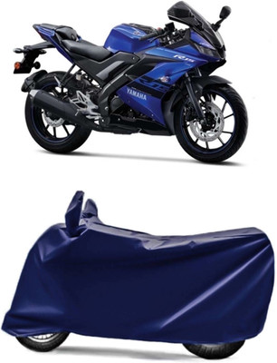 AUCTIMO Two Wheeler Cover for Yamaha(R15 V3, Blue)