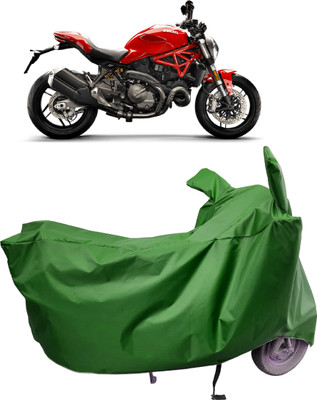 Amexride Two Wheeler Cover for Ducati(Monster 821, Maroon)