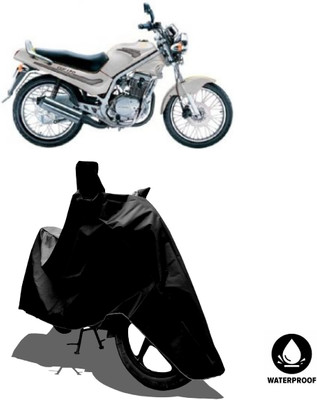 Amexride Waterproof Two Wheeler Cover for Kinetic(GF 170, Black)
