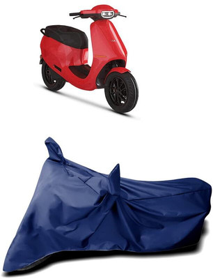 KEDIT Two Wheeler Cover for Ola(Electric, Blue)